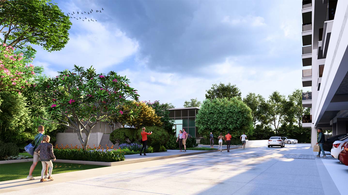 DSR The Courtyard Clubhouse featuring premium indoor amenities and modern community spaces